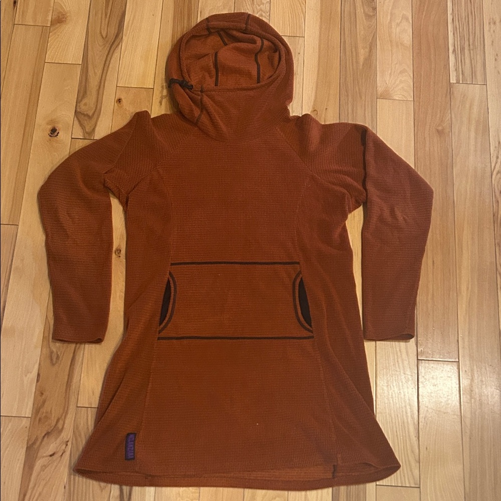 Melanzana Burgundy Hoodie Dress